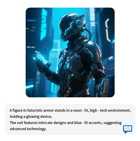 AI Describe Image example output